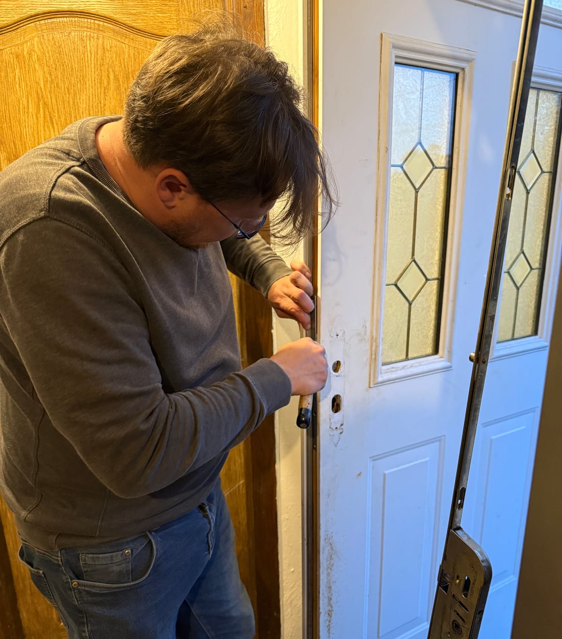 Ouverture d’une porte d’entrée par M2S Serrurerie